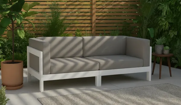 Sofá Modular jardín aluminio