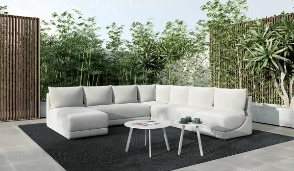 Sofás jardín modulares telas impermeables