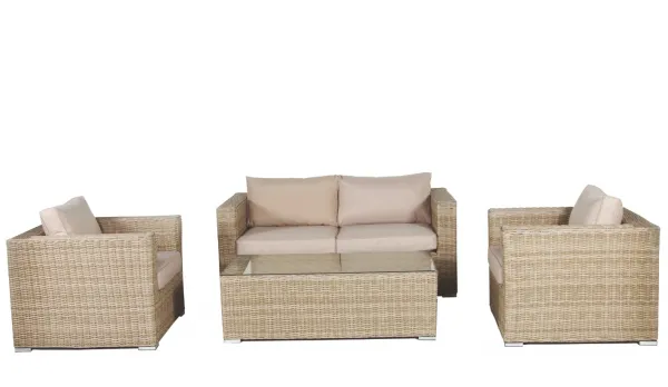 Set de terraza rattan
