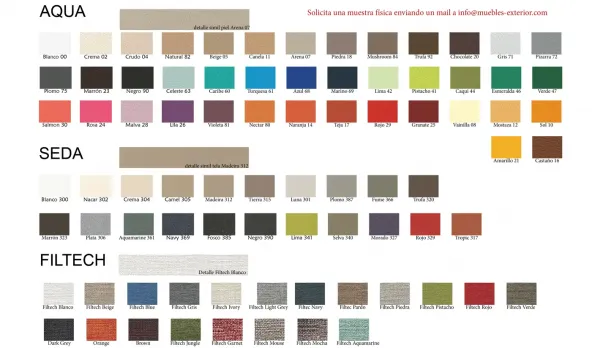 Sofás de jardín respaldo alto impermeables