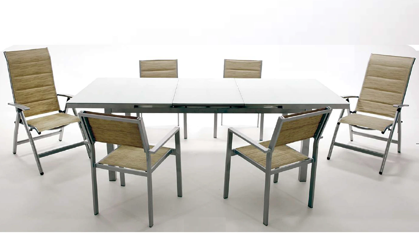 Sillas y mesas de Jardín textilene acolchado