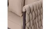 sofás de cuerda trenzada para le jardín
