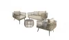 Conjunto de rattan y acero