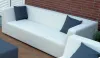 Conjunto Sillones y sofás Telas náuticas impermeables "Simple Line"- Muebles de jardín telas náuticas