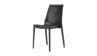 Silla de polipropileno para exterior en varios colores