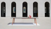 Mesa EXTENSIBLE 209 (289)  x 100 cm. ancho, sobre de compacto fenólico