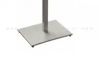 Pie de mesa de terraza rectangular