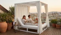 cama Balinesa lounge exterior aluminio