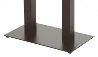 Pie de mesa en HIERRO rectangular
