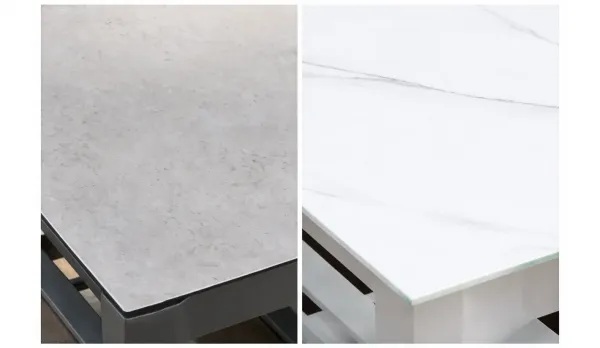 Rinconera de jardín de aluminio con cojines de OLEFIN