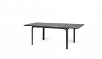 Mesa de 140 extensible a 210 con estructura de aluminio y tablero DURELTOP