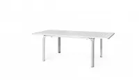 Mesa de 140 extensible a 210 con estructura de aluminio y tablero DURELTOP