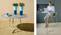 Base ALTA de aluminio en varios colores y 3 soportes