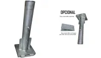 Parasol de aluminio 4x4 empotrable