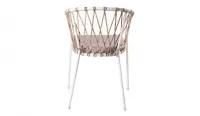 Silla metálica de cuerda