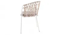 Silla metálica de cuerda