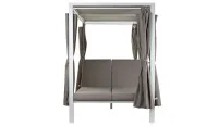 Cama con doble toldo abatible Bicolor