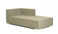 Chaise longe con medio brazo izquierdo