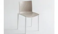 Silla con respaldo curvado para exterior