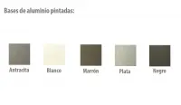 Pie plegable apilable hosteleria varios colores columna cuadrada