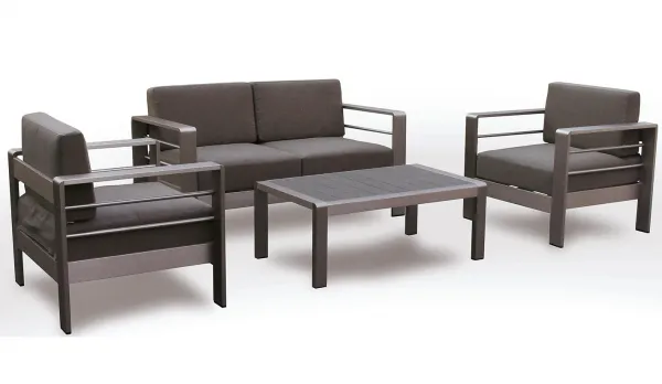 Set sofás de aluminio