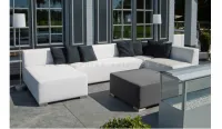 Sofá central sin brazos impermeable 150 cm - 91 cm. profundo