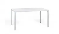 Mesa con tablero DurelTop y patas de aluminio