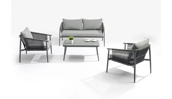 Set de aluminio en cuerda Olefin en dos colores