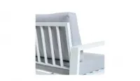Rinconera de aluminio blanca jardín