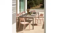 Mesa de aluminio con tablero DURELTOP de 100 x 211 extensible a 275cm