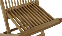 Set para 4 personas de Teca natural rectangular