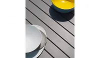 Mesa de 140 extensible a 210 con estructura de aluminio y tablero DURELTOP
