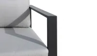 Sillón individual de aluminio exterior