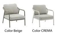 Conjunto de sofás y sillones de cuerda y mesa porcelánica