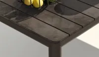 Mesa de aluminio con tablero DURELTOP de 100 x 211 extensible a 275cm