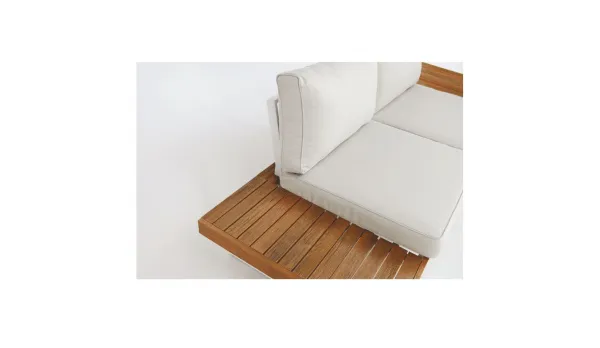 Rinconera jardín plataforma madera