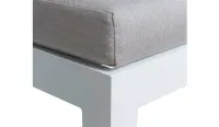 Módulo puf aluminio blanco