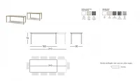 Mesa extensible de 160 a 210