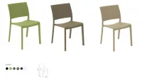 Silla de polipropileno en varios colores