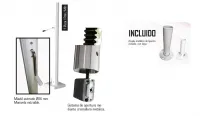 Parasol de aluminio 4x4 empotrable