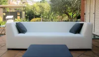 Sofa jardín Impermeable 3 plazas 237 cm.