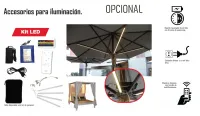 Cama Balinesa de aluminio reclinable
