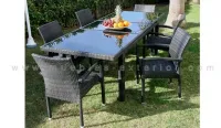 Mesa jardin ampliable
