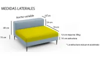 Módulo chaise longue