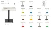 Mesa completa con muchos colores a elegir