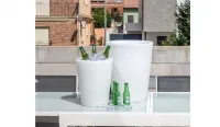 Mesa de acacia con acero 220cm "Noah"