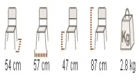 Silla polipropileno de exterior Eibar