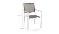 Pack 4 Sillas de exterior "Tais", oferta