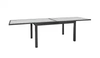 Mesa extensible 135 - 270  TODO aluminio+cristal color grafito