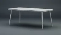 Conjunto de comedor exterior de aluminio en dos colores